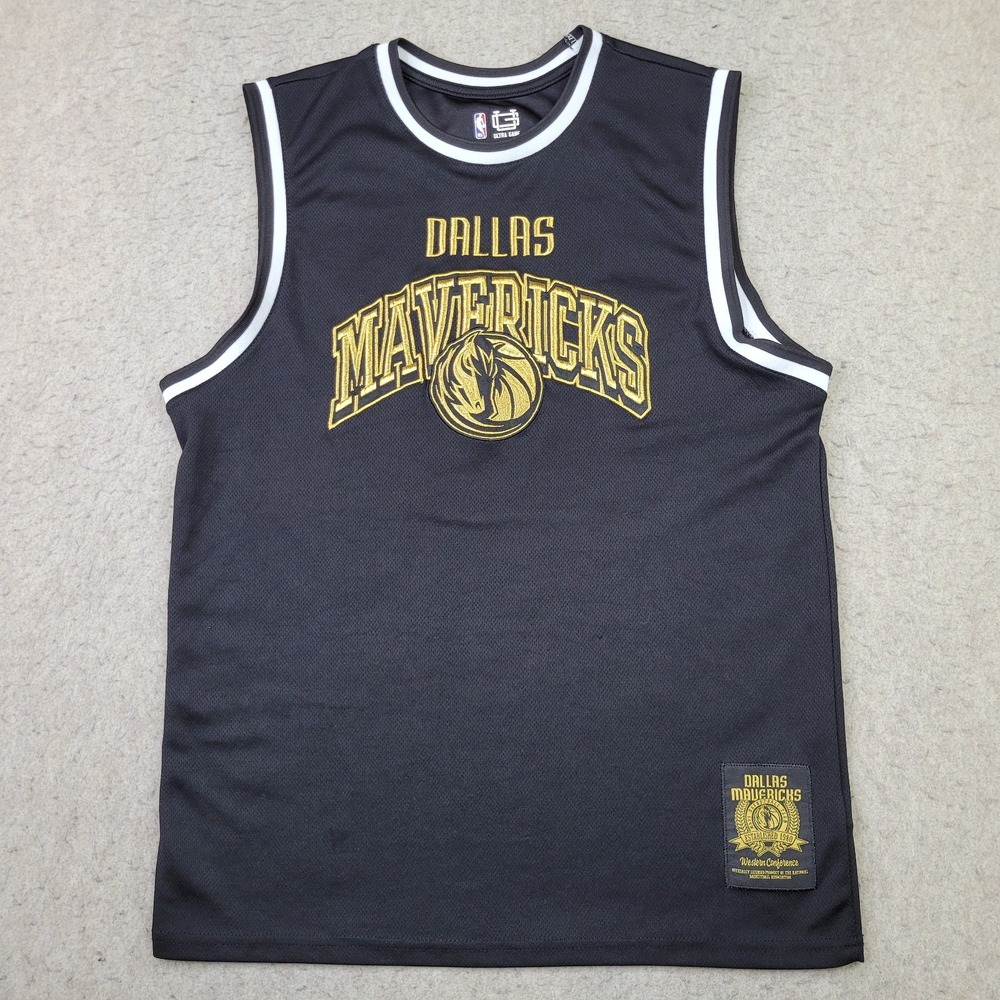 Dallas Mavericks Ultra Game Jersey Mens M Black Sleeveless‎ NBA Performance